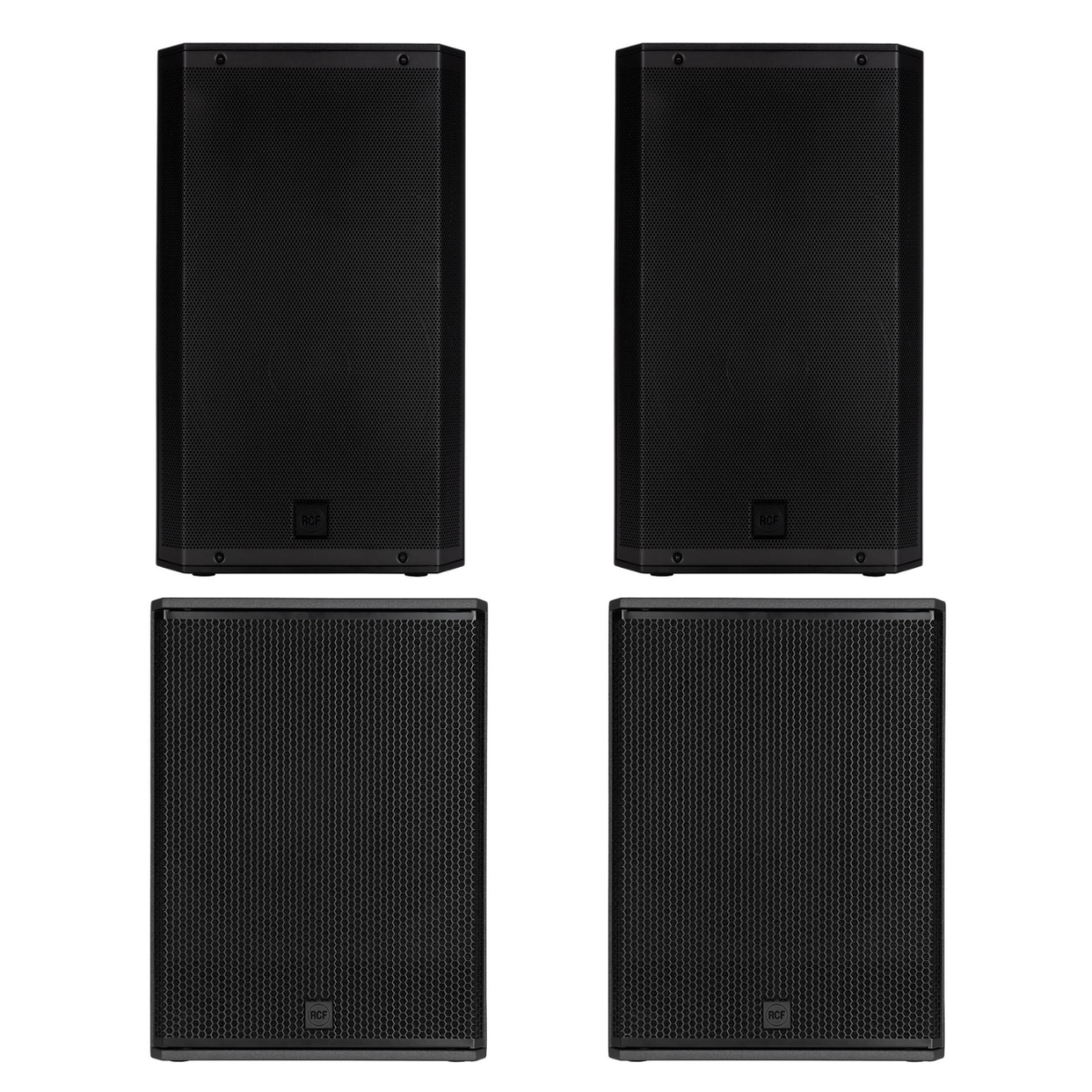 Enceintes amplifiées - RCF - 2 ART 915-A + 2 SUB 8003-AS...