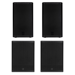Enceintes amplifiées - RCF - 2 ART 932-A + 2 SUB 18-AX