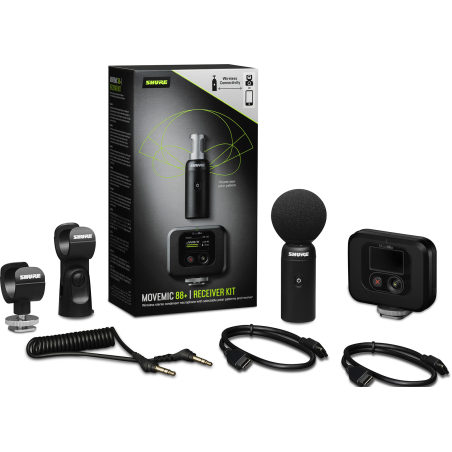 Micros pour caméras sans fil - Shure - MoveMic 88+ Kit