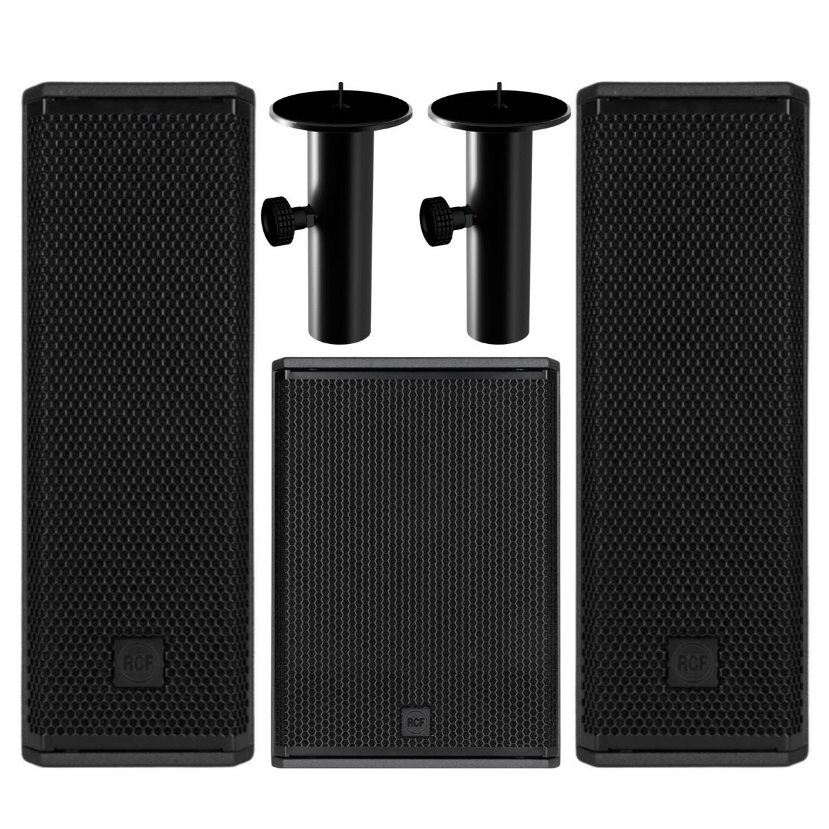 Enceintes amplifiées - RCF - 2 NXL 14-A + SUB 15-AX + 2...