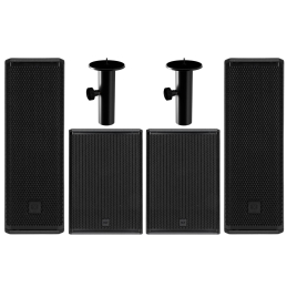 Enceintes amplifiées - RCF - 2 NXL 14-A + 2 SUB 15-AX + 2