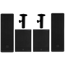 Enceintes amplifiées - RCF - 2 NXL 14-A + 2 SUB 18-AX +...