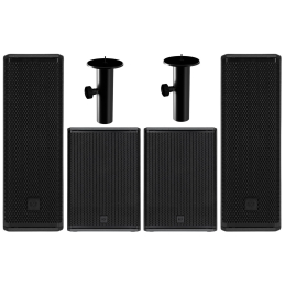 Enceintes amplifiées - RCF - 2 NXL 14-A + 2 SUB 905-AS...