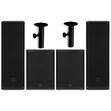 Enceintes amplifiées - RCF - 2 NXL 14-A + 2 SUB 905-AS...