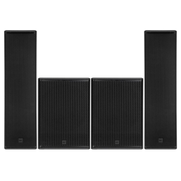 Enceintes amplifiées - RCF - 2 NXW 44-A + 2 SUB 18-AX