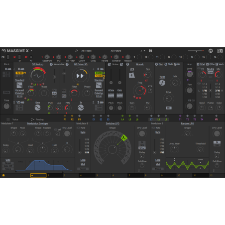 Logiciels instruments virtuels - Native Instruments - MASSIVE X