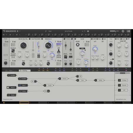 Logiciels instruments virtuels - Native Instruments - MASSIVE X