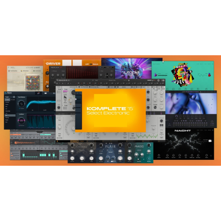 Logiciels instruments virtuels - Native Instruments - KOMPLETE 15 SELECT ELECTRONIC