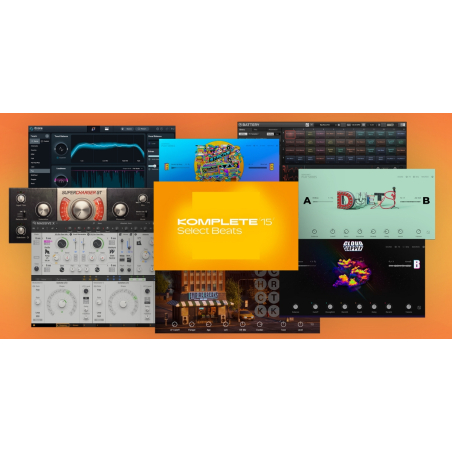 Logiciels instruments virtuels - Native Instruments - KOMPLETE 15 SELECT BEATS