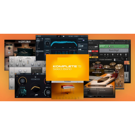 Logiciels instruments virtuels - Native Instruments - KOMPLETE 15 SELECT BAND