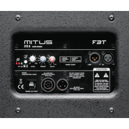 	Enceintes amplifiées - FBT - MITUS 215A