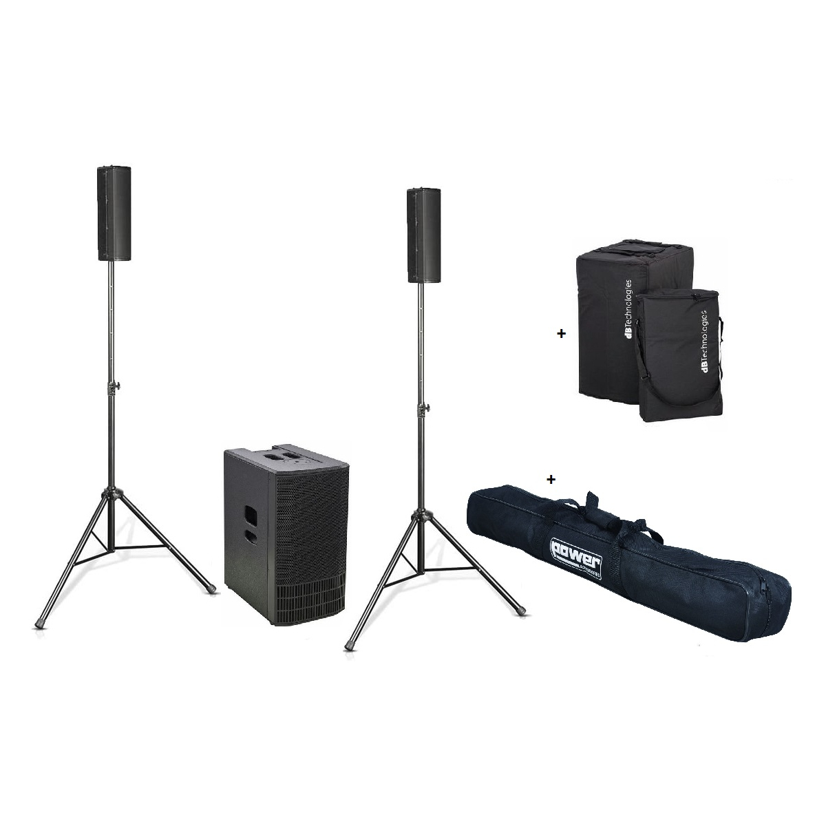 Systèmes amplifiés - dB Technologies - Pack ES 1203 + pieds SPK400...