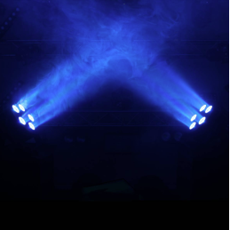 	Projecteurs PAR LED - Power Lighting - XPRO PAR 5x10W QUAD