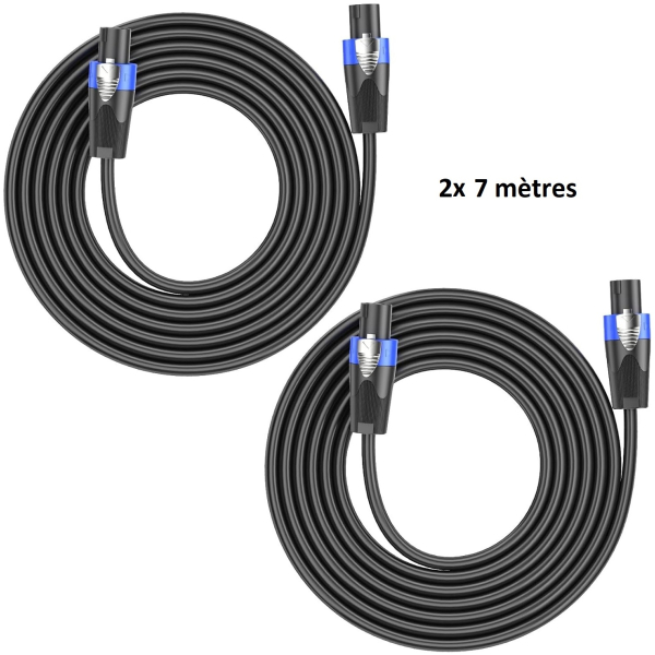 Câbles hauts parleurs SPEAKON - dB Technologies - DCK-4P (4x1,5mm - 7m - La... Câbles hauts parleurs SPEAKON - dB Technologies - DCK-4P (4x1,5mm - 7m - La...