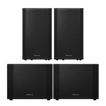 Packs Sono - Pioneer DJ AlphaTheta - PACK 2 XPRS152 + 2 XPRS1152ST