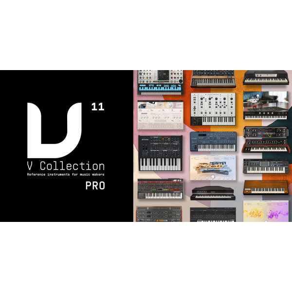 Logiciels instruments virtuels - Arturia - V-Collection 11 Pro Logiciels instruments virtuels - Arturia - V-Collection 11 Pro