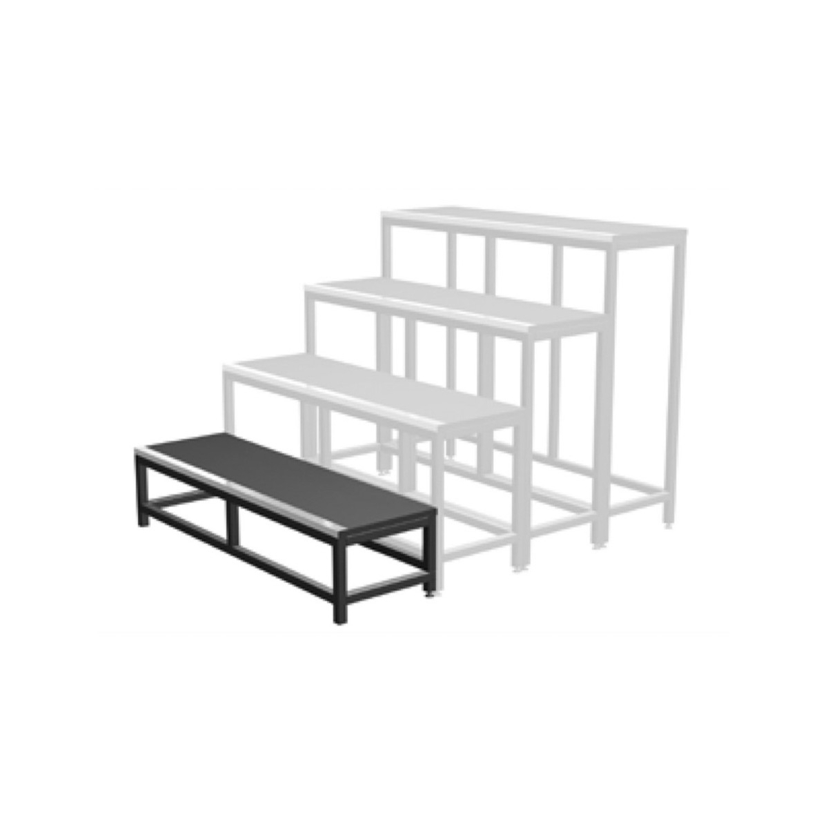 Escaliers pour plateformes de scènes Light - ConteStage - PLT-STM20