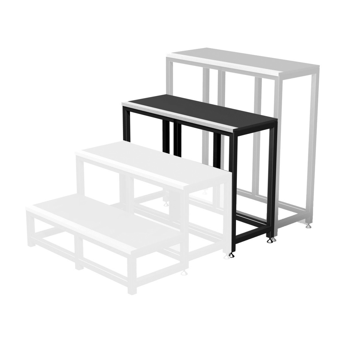 Escaliers pour plateformes de scènes Light - ConteStage - PLT-STM60