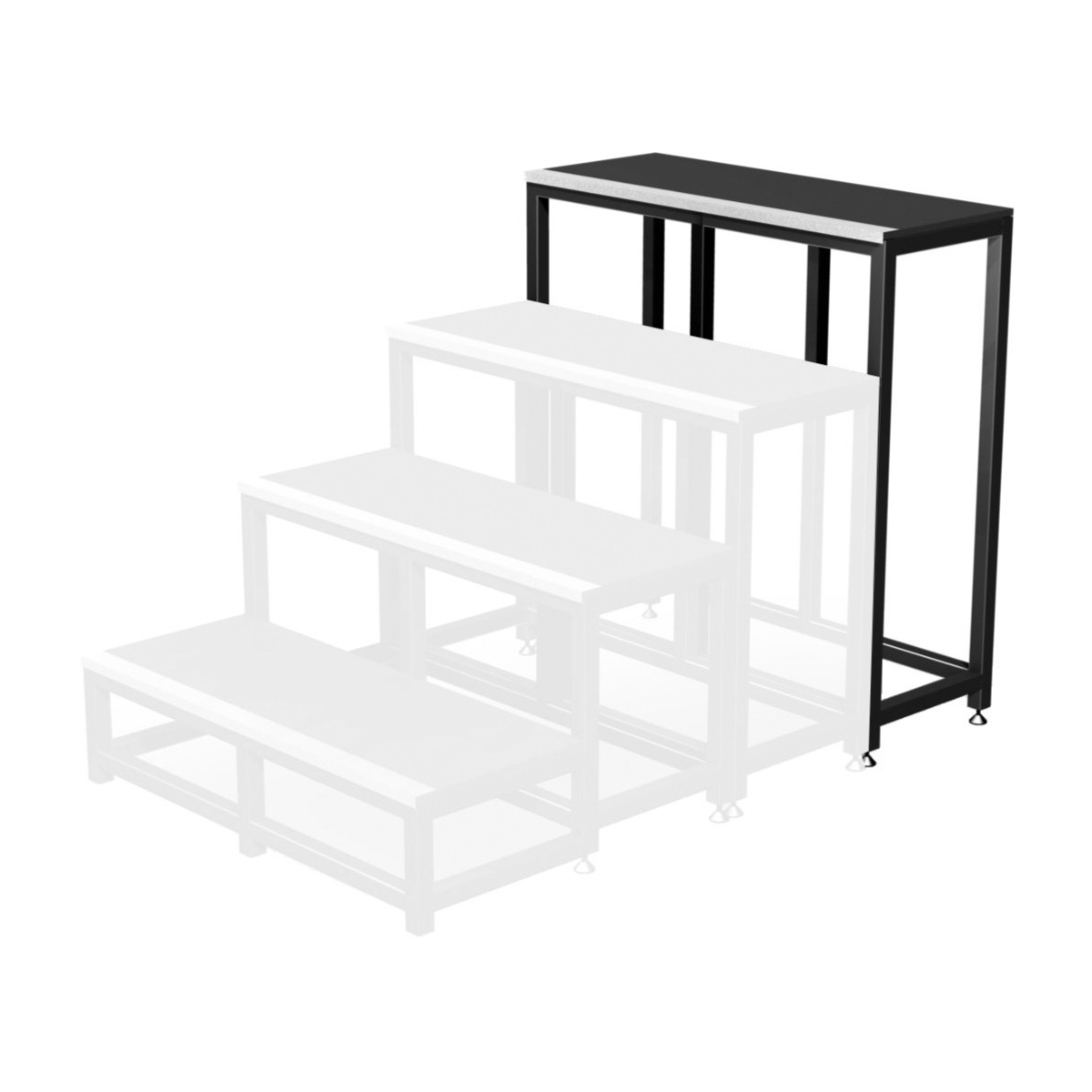Escaliers pour plateformes de scènes Light - ConteStage - PLT-STM80