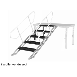 Escaliers pour plateformes de scènes Light - ConteStage - PLT-ST80140