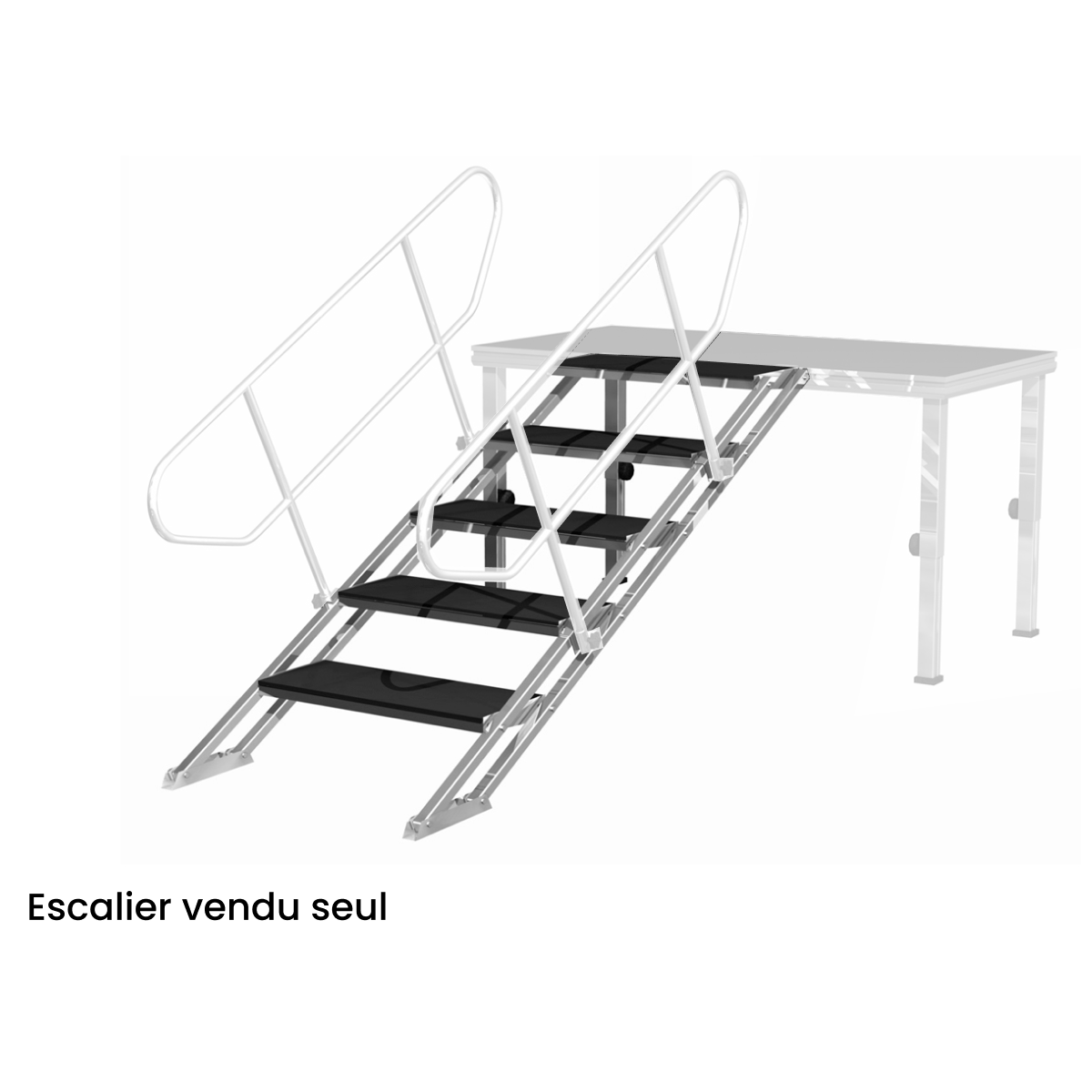 Escaliers pour plateformes de scènes Light - ConteStage - PLT-ST80140