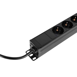 	Multiprises secteur - Adam Hall - RACK PDU 8 (3x1,5mm - 1,40m)