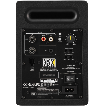 Enceintes monitoring de studio - KRK - KREATE 3 (LA PAIRE)