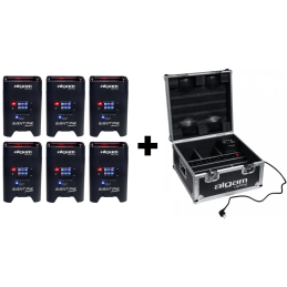 Pack Jeux de lumière - Algam Lighting - PACK 6 x EVENT PAR + FLIGHT...