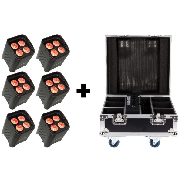 Pack Jeux de lumière - Algam Lighting - PACK 6 x EVENT PAR 412 HEX...