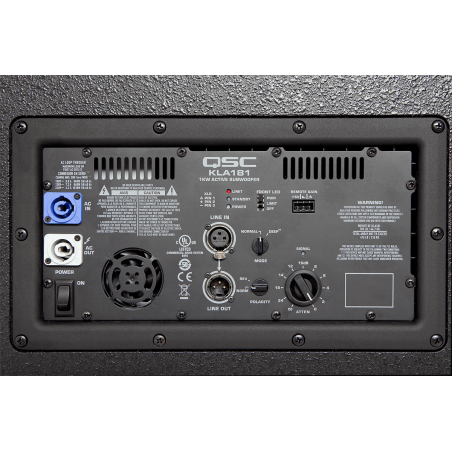 Caissons de basse actifs - QSC Pro Audio - KLA181-BK