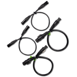 Câbles alimentation powercon - QSC Pro Audio - LA-KIT-J (4x 0.60m)