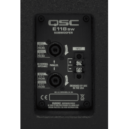 	Caissons de basse passifs - QSC Pro Audio - E118SW