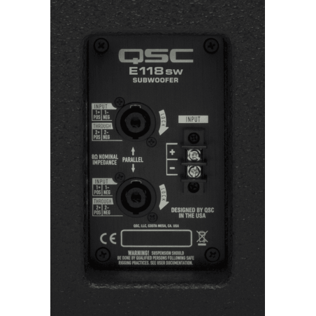 Caissons de basse passifs - QSC Pro Audio - E118SW