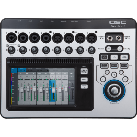 Tables de mixage numériques - QSC Pro Audio - TOUCHMIX-8