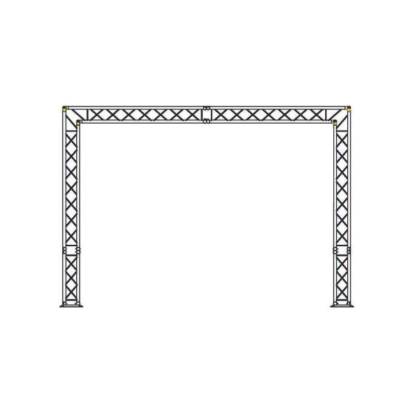 Structures Alu Grill Silver - ConteStage - PACK STRUCTURE ALU QUATRO...
