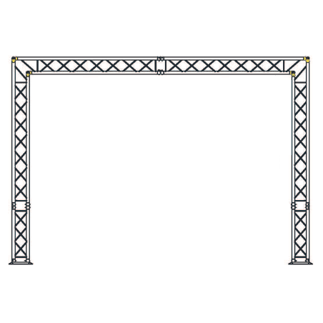 Structures Alu Grill Silver - ConteStage - PACK STRUCTURE ALU QUATRO...
