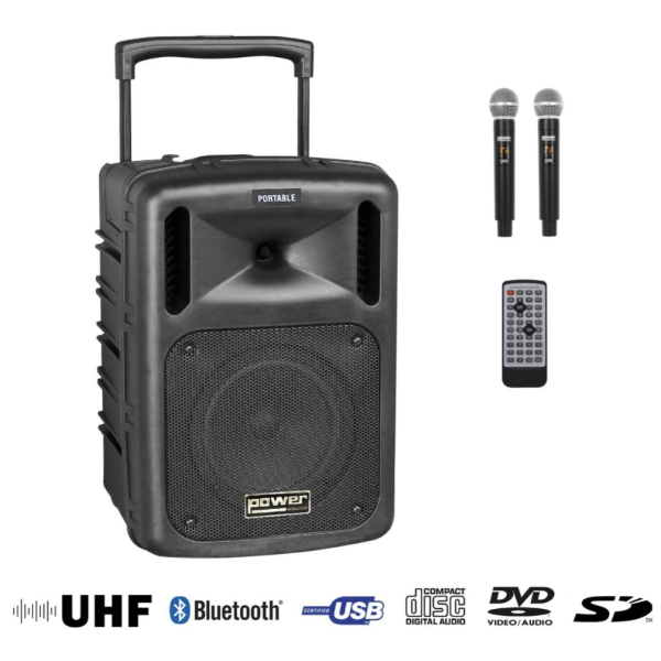 Sonos portables sur batteries - Power Acoustics - Sonorisation - BE 9208 CD G2 Sonos portables sur batteries - Power Acoustics - Sonorisation - BE 9208 CD G2