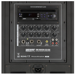 	Sonos portables sur batteries - Power Acoustics - Sonorisation - BE 9208 CD G2