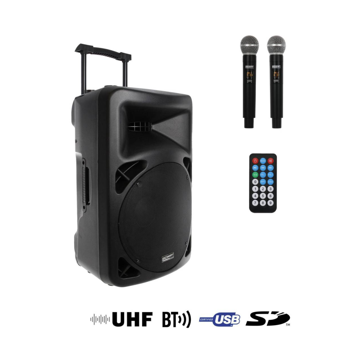 Sonos portables sur batteries - Power Acoustics - Sonorisation - BE 9515 MEDIA G2