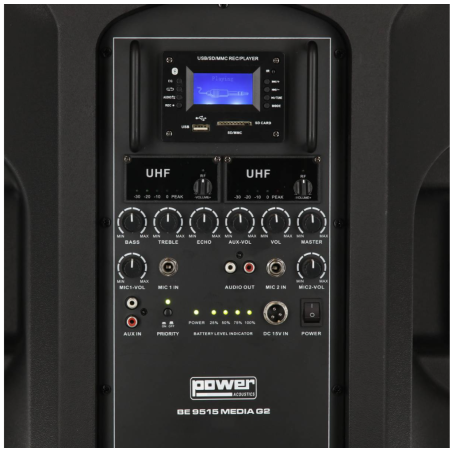 Sonos portables sur batteries - Power Acoustics - Sonorisation - BE 9515 MEDIA G2