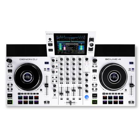 Contrôleurs DJ autonome - Denon DJ - SC Live 4 White Edition
