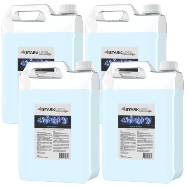 Liquide bulles - StarkLine - Fluide Bulle 5L - Lot de 4 Liquide bulles - StarkLine - Fluide Bulle 5L - Lot de 4