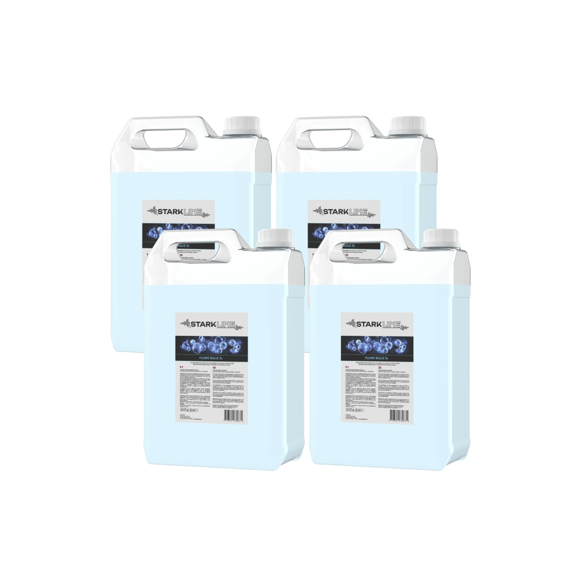 Liquide bulles - StarkLine - Fluide Bulle 5L - Lot de 4