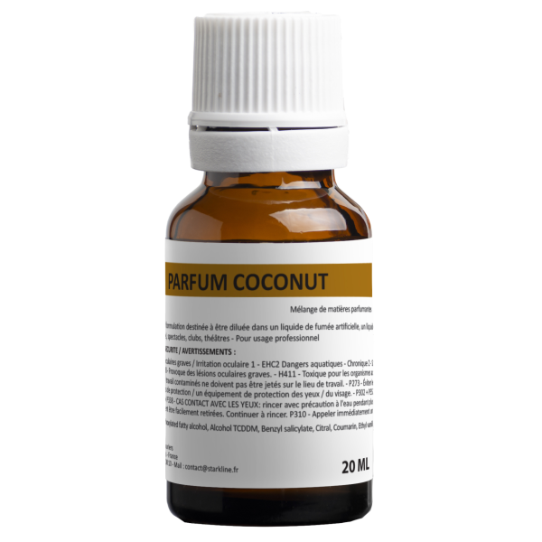 Parfums machines à fumée - StarkLine - Parfum Coco - 20mL Parfums machines à fumée - StarkLine - Parfum Coco - 20mL