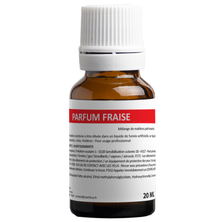 Parfums machines à fumée - StarkLine - Parfum Fraise - 20mL