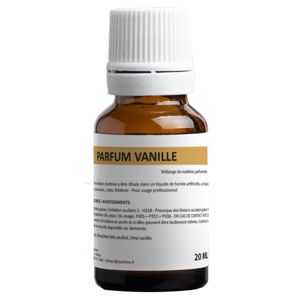 Parfums machines à fumée - StarkLine - Parfum Vanille - 20mL Parfums machines à fumée - StarkLine - Parfum Vanille - 20mL