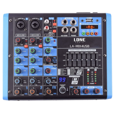 Consoles analogiques - LONE AUDIO - LA-MIX4USB