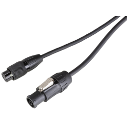 	Câbles DMX éclairage XLR 3 points - Hilec - PCT1-HYBRID-XLR3-1M5