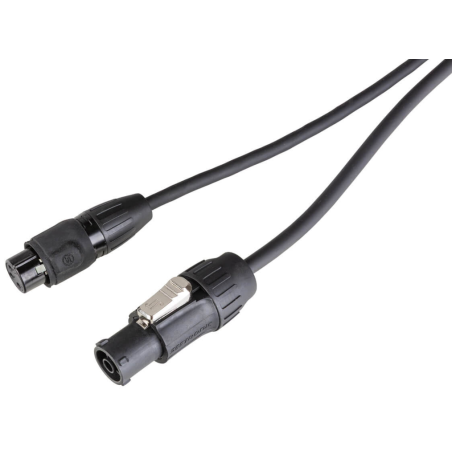 Câbles alimentation Powercon True1 - Hilec - PCT1-HYBRID-XLR3-10M (10m)