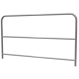 Garde-corps pour plateformes de scènes Light - ConteStage - PLTS-h2x1mkII